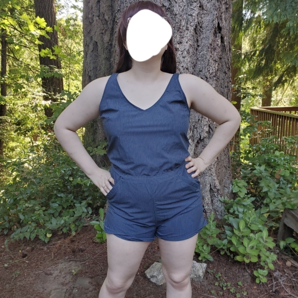 Mountain hardware stripped romper
